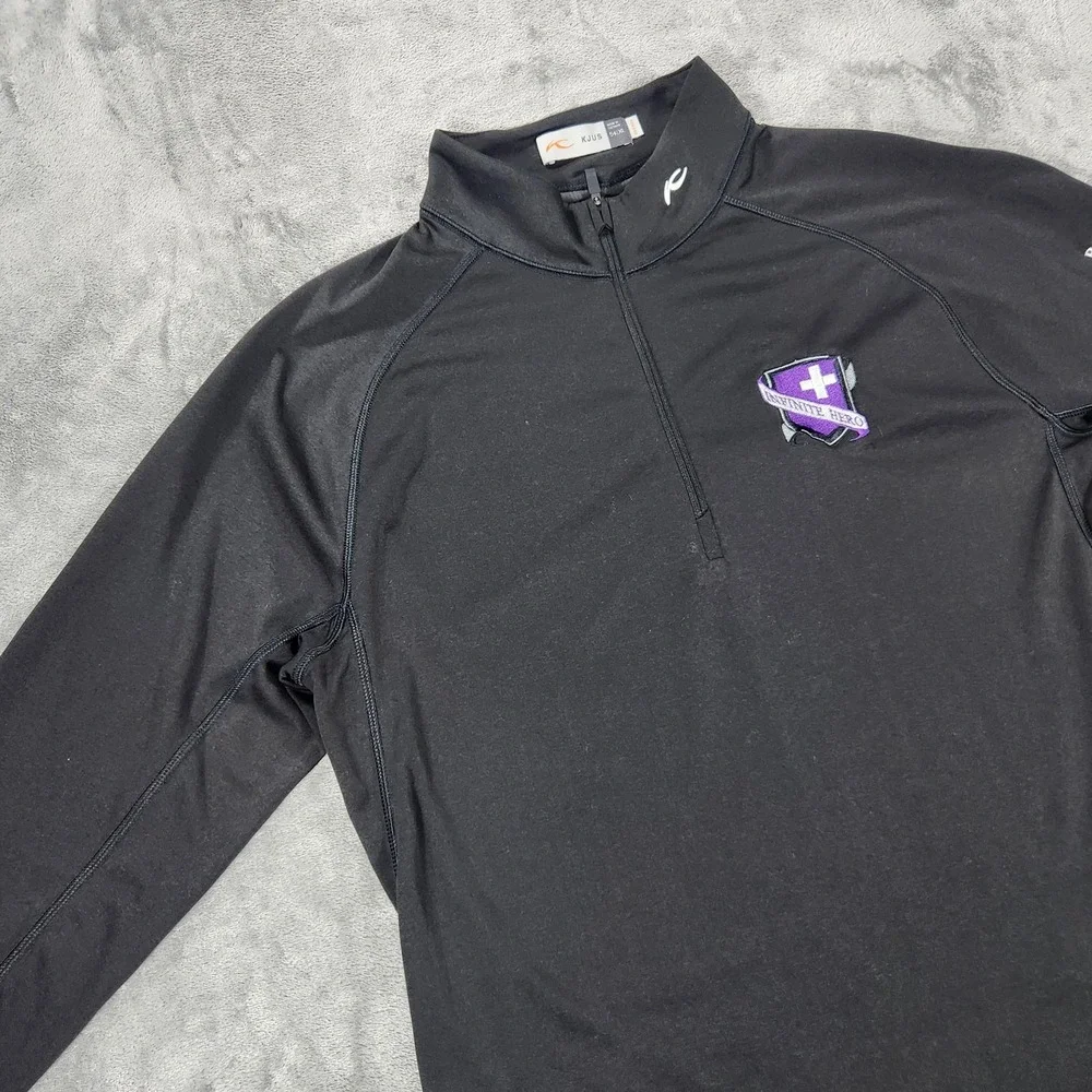 KJUS‎ Kaeno Pullover Shirt Mens XL Golf 1/4 Zip UV Lightweight